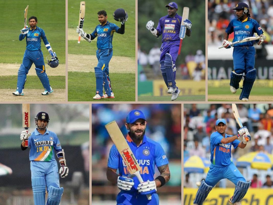 Top 7 Highest Run Scorers in IND vs SL ODIs