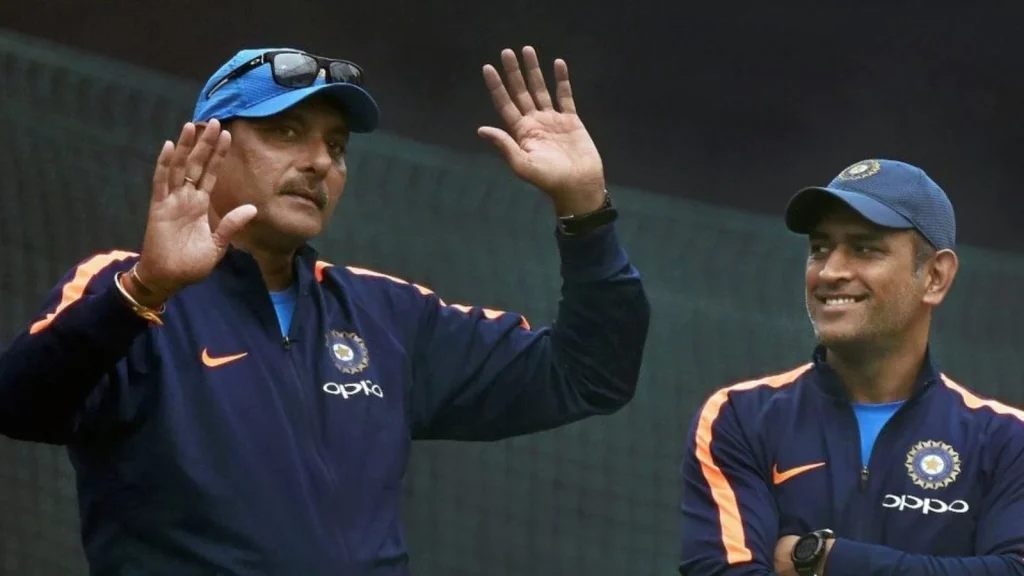 MS Dhoni Ravi Shastri