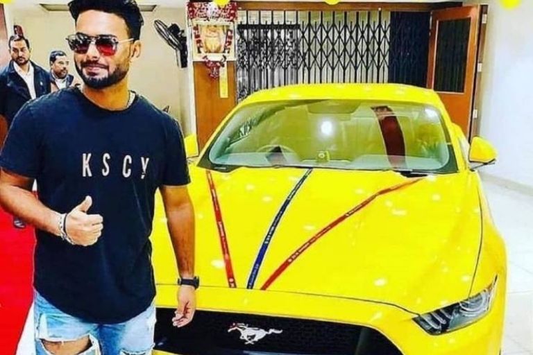 Pant With His Yellow Mustang