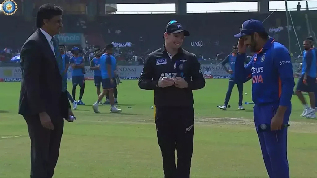 Rohit Sharma toss