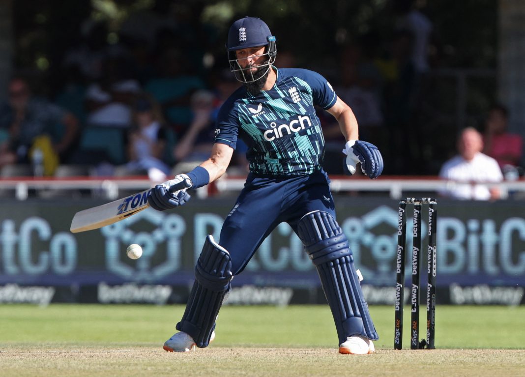 Watch: Moeen Ali Takes the Stage with a Stunning One-Handed Shot!