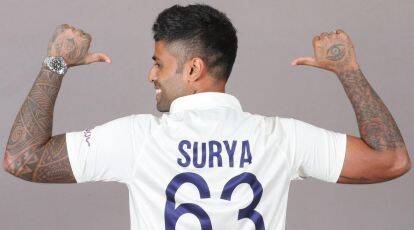 IND vs AUS 1st Test Day 2: Suryakumar Yadav Starts Test Career with a Boundary