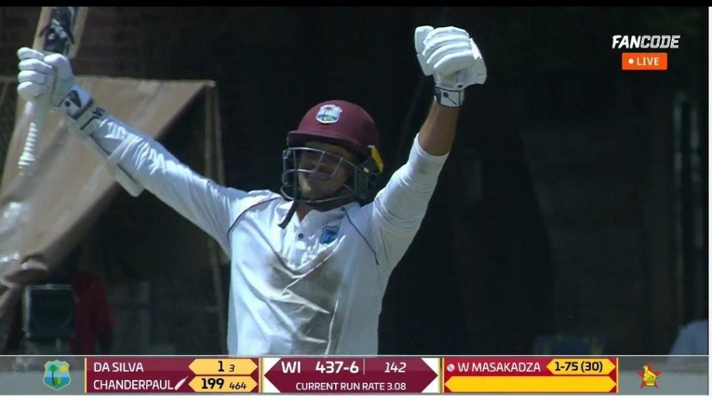 WI vs ZIM 1st Test Day 3: Tagenarine Chanderpaul creates history with a brilliant double-ton