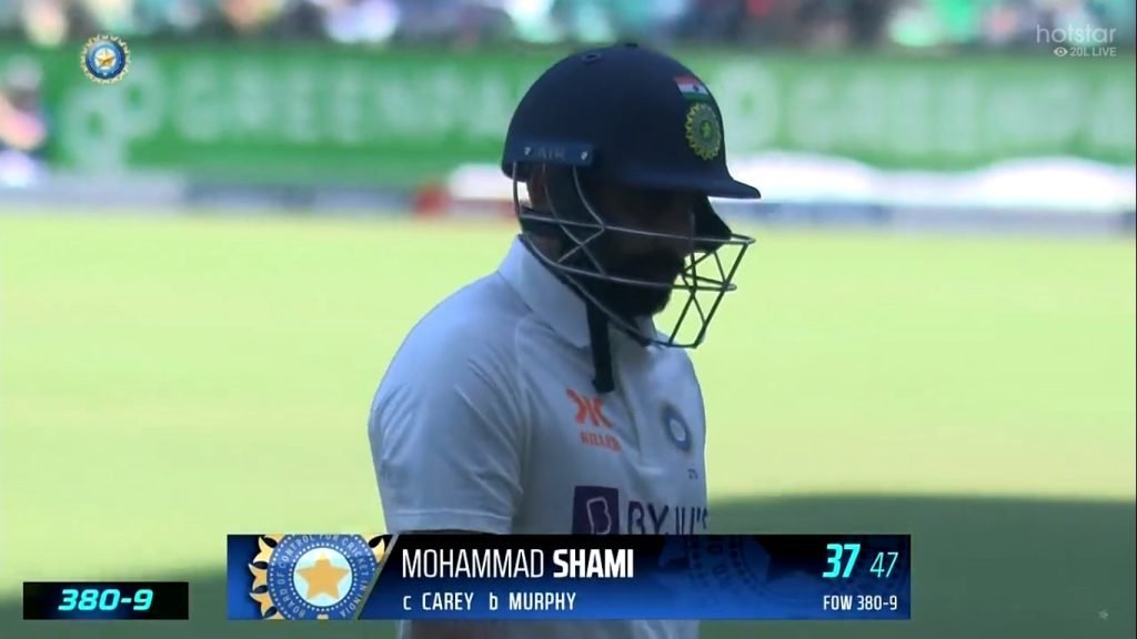 IND vs AUS 1st Test Live Updates: Shami Departs on 37, Murphy Picks His 7th Wicket