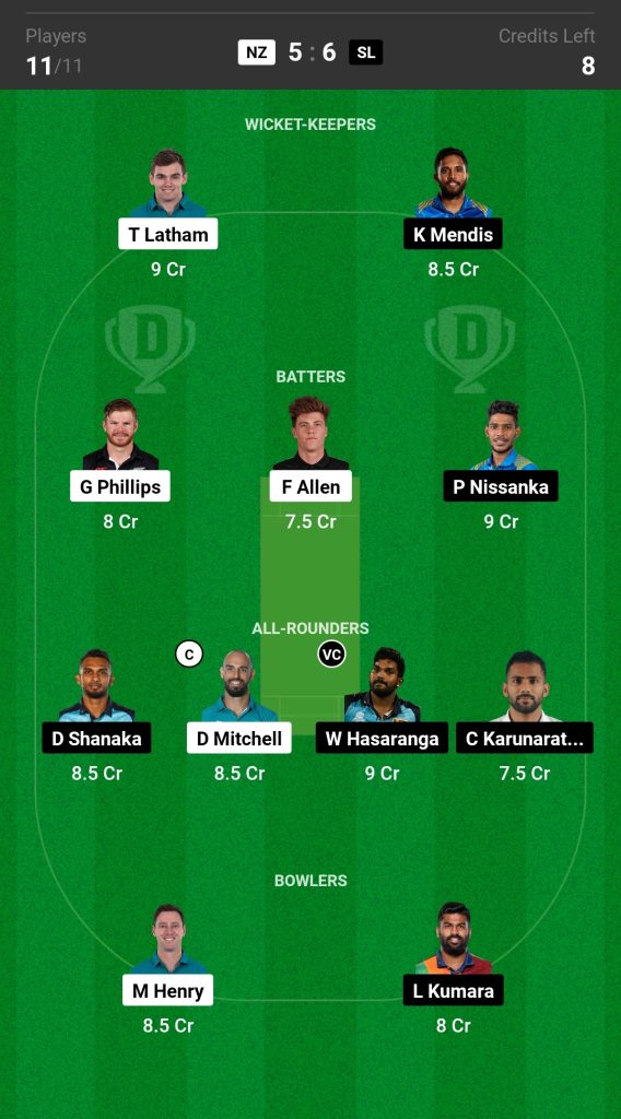 NZ vs SL Dream11 Prediction Today's Match 2nd ODI, Probable Playing XI, Pitch Report, Top Fantasy Picks, Captain and Vice Captain Choices, Weather Report, Predicted Winner for 2nd ODI Match, Sri Lanka tour of New Zealand