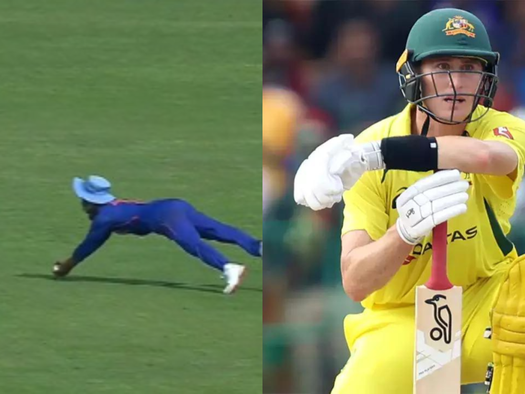 Watch: Incredible Catch by Ravindra Jadeja to dismiss Marnus Labuschagne in IND vs AUS 1st ODI 2023