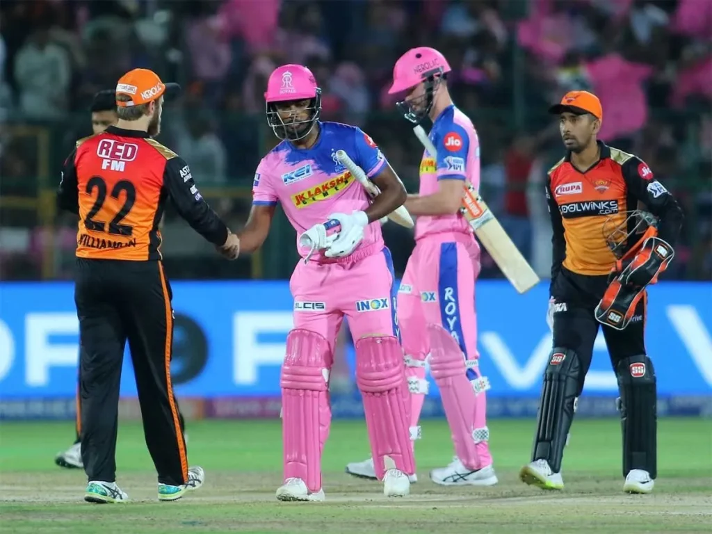 RR vs SRH Head To Head Stats in IPL, Rajasthan Royals vs Sunrisers Hyderabad H2H Record in IPL History