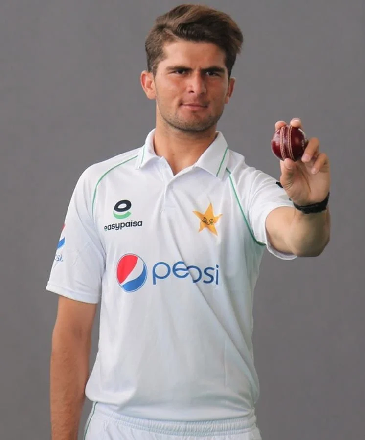  Shaheen Afridi in test jersy 