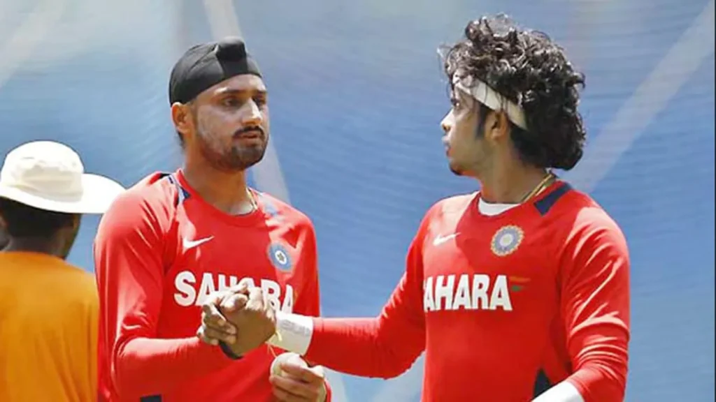 Harbhajan and Shreesanth