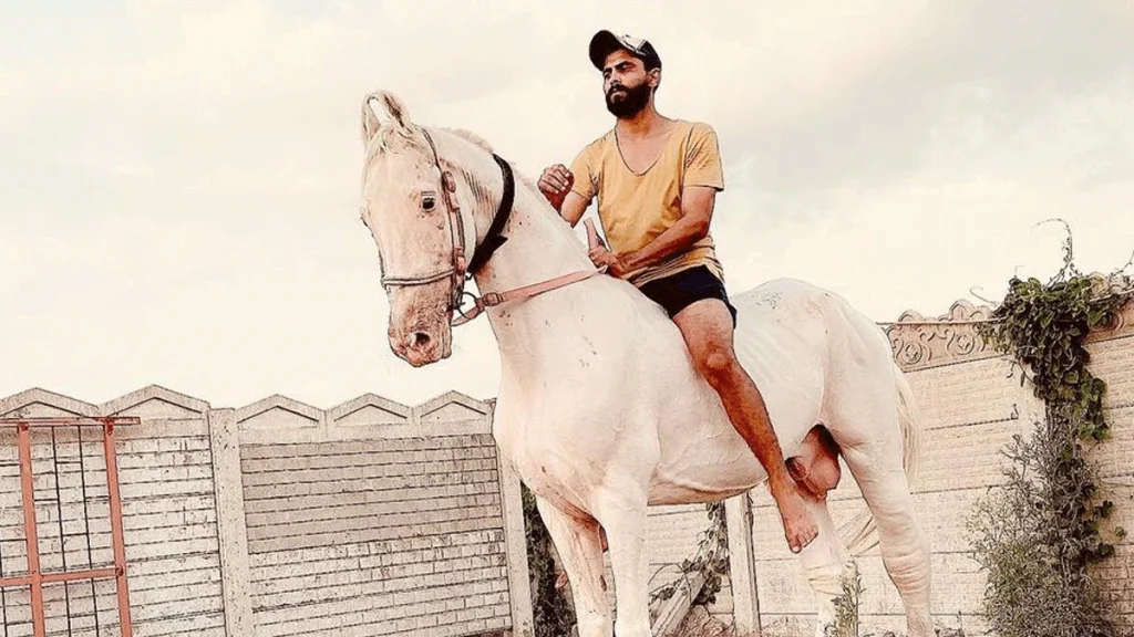 Jadeja and his love for Horses