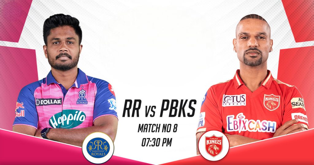 IPL 2023 RR vs PBKS: Live Telecast Channel - Where to Watch Match 8 Live on TV?