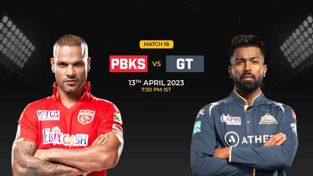 IPL 2023 PBKS vs GT: Live Streaming App - Where to Watch Match 18 Live on OTT and Online?