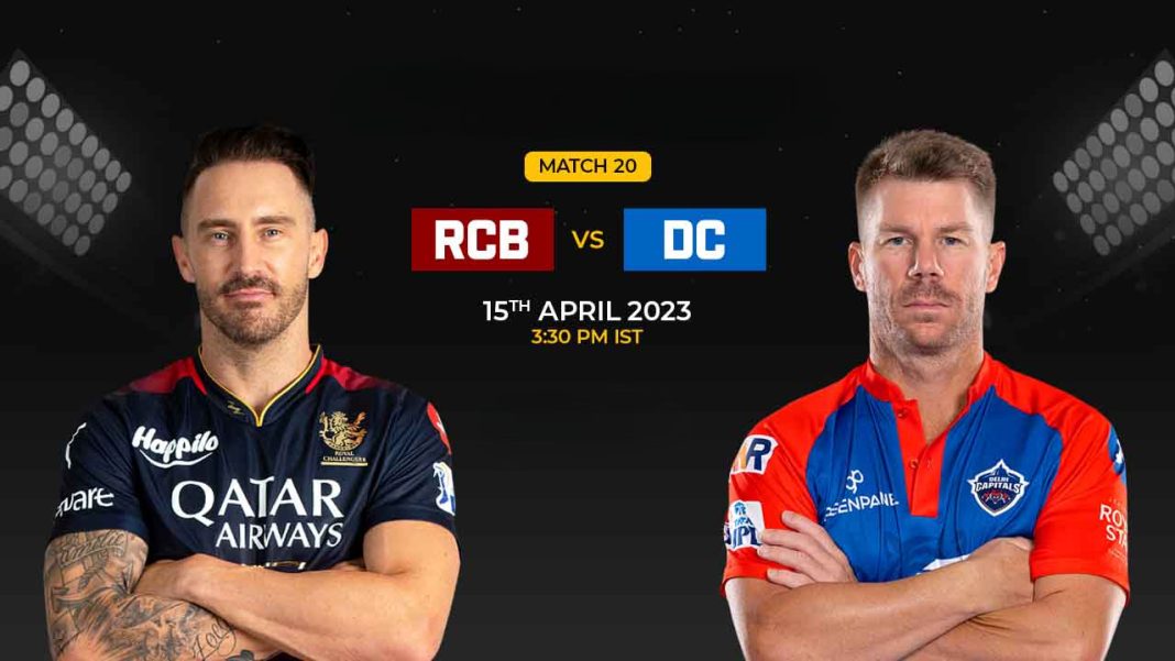 IPL 2023 RCB vs DC: Live Streaming App - Where to Watch Match 20 Live on OTT and Online?