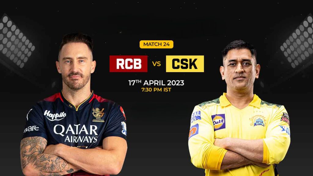 IPL 2023 Royal Challengers Bangalore vs Chennai Super Kings: Weather Report for Match 24