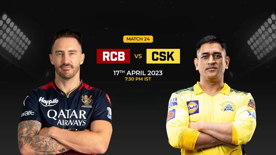 IPL 2023 Royal Challengers Bangalore vs Chennai Super Kings: Weather Report for Match 24