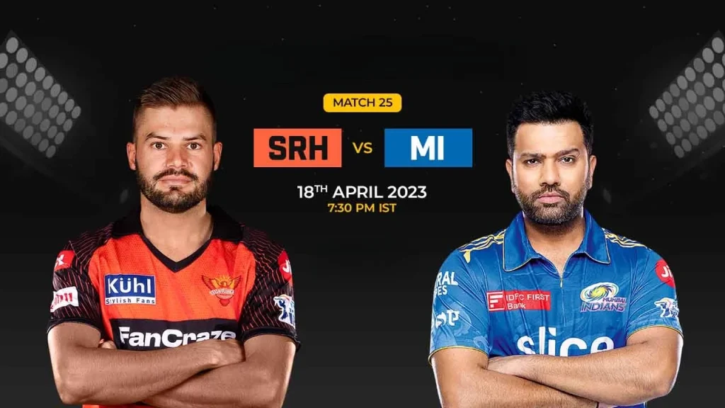 IPL 2023 SRH vs MI: Live Streaming - Where to Watch Match 25 Live on TV and Online?