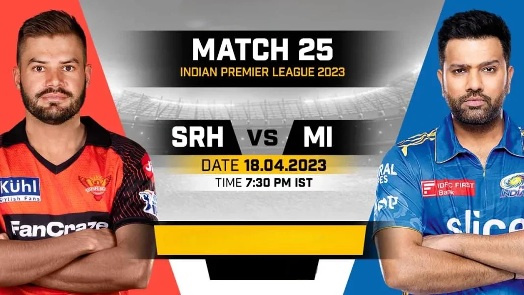 IPL 2023 Sunrisers Hyderabad vs Mumbai Indians: Weather Report for Match 25