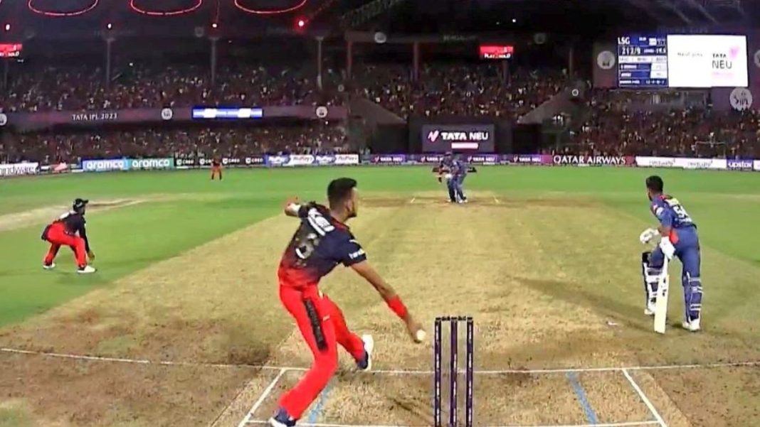 Harshal tried to Mankad Bishnoi, but in the first attempt, he missed the ball hitting the stumps, after which he tried to run out Bishnoi by throwing in the second attempt.