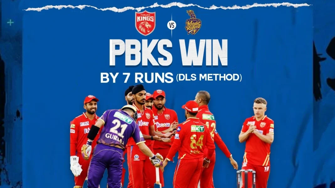 IPL 2023 PBKS vs KKR Match 2 Result: Punjab Kings Defeat Kolkata Knight Riders by 7 Runs Through DLS Method