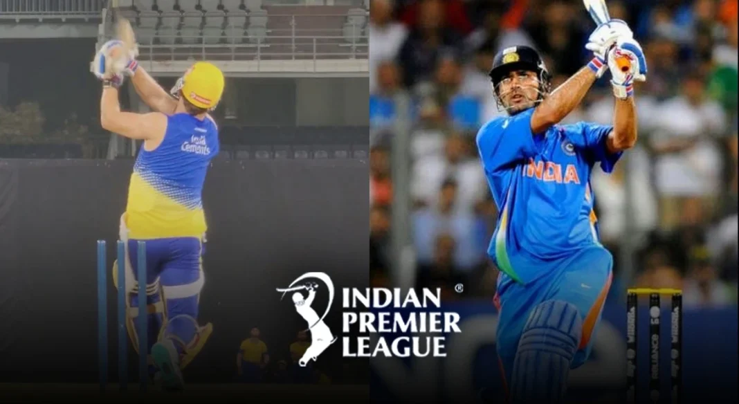 IPL 2023 | CSK vs LSG: WATCH - MS Dhoni recreates iconic 2011 World Cup final six during practice session ahead of their next match against Lucknow Super Giants