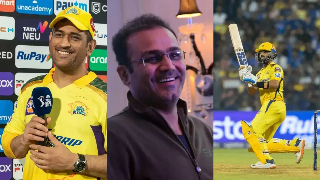 IPL 2023: Virender Sehwag Criticizes MS Dhoni over Ajinkya Rahane's Selection in CSK