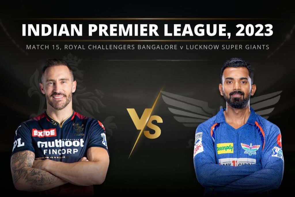 IPL 2023 RCB vs LSG: Live Streaming App - Where to Watch Match 15 Live on OTT and Online?