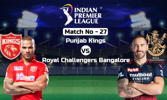 IPL 2023 PBKS vs RCB: Live Streaming - Where to Watch Match 27 Live on TV and Online?