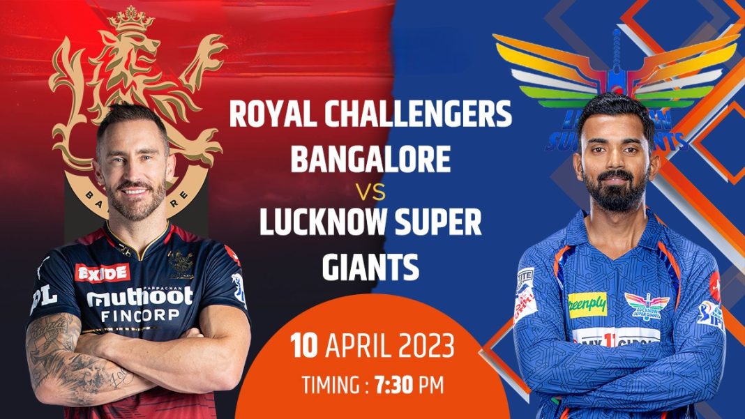 IPL 2023 RCB vs LSG: Weather Forecast for Match 15