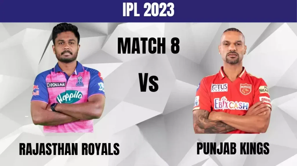 IPL 2023 RR vs PBKS: Live Streaming App - Where to Watch Match 8 Live on OTT and Online?