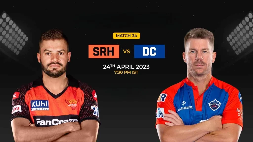 IPL 2023 SRH vs DC: Live Streaming - Where to Watch Match 34 Live on TV and Online?