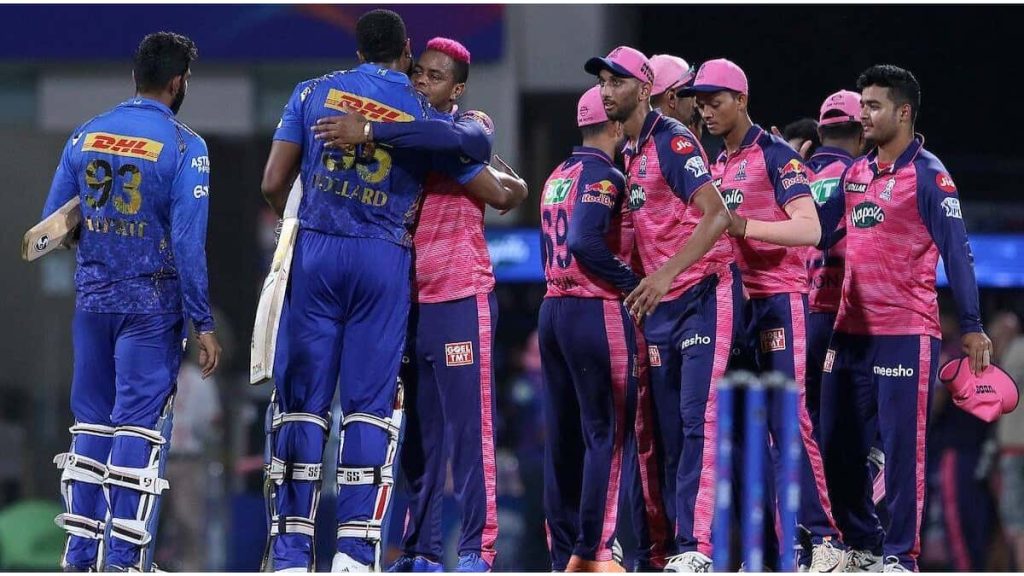 Mumbai Indians vs Rajasthan Royals Head To Head Record in IPL