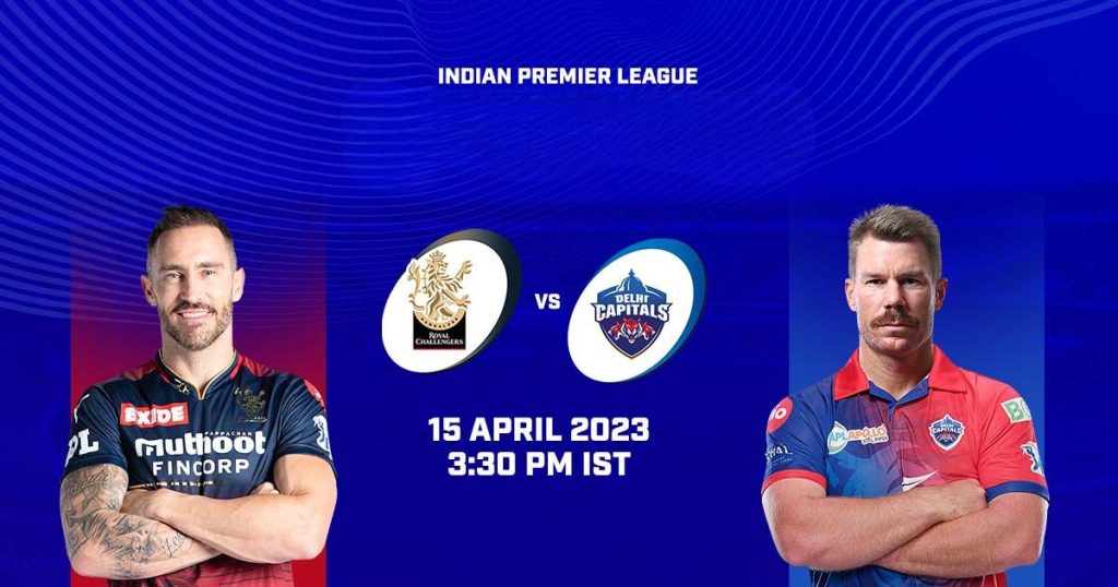 IPL 2023 Royal Challengers Bangalore vs Delhi Capitals: Weather Report for Today’s Match