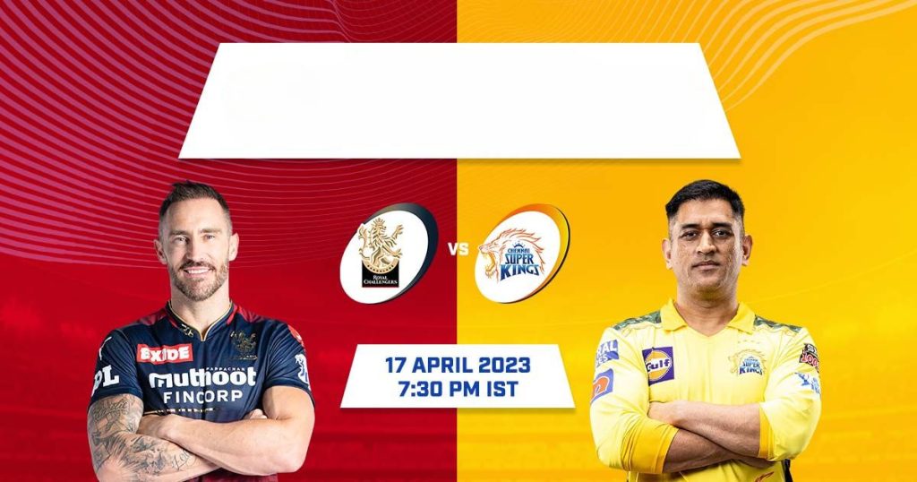 IPL 2023 RCB vs CSK: 3 Key Player Battles to Watch Out in Match 24