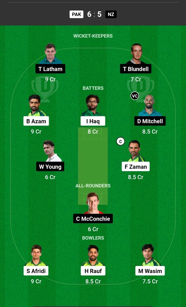 PAK vs NZ Dream11 Prediction Today Match 5th ODI, Pakistan vs New Zealand Dream11 Team, Playing 11, Pitch Report and More