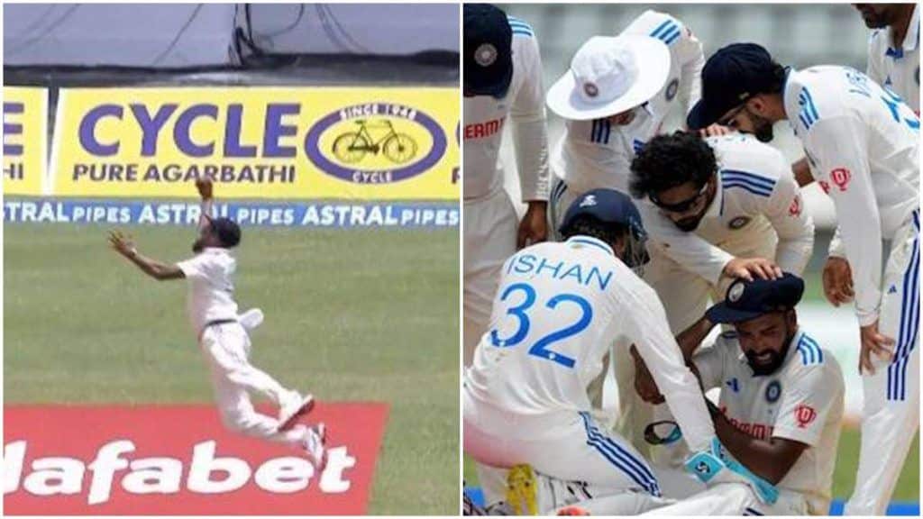 IND vs WI 2023: Watch - Mohammed Siraj Leaves Courtney Walsh Stunned with Spectacular Catch on Day 1 of the 1st Test