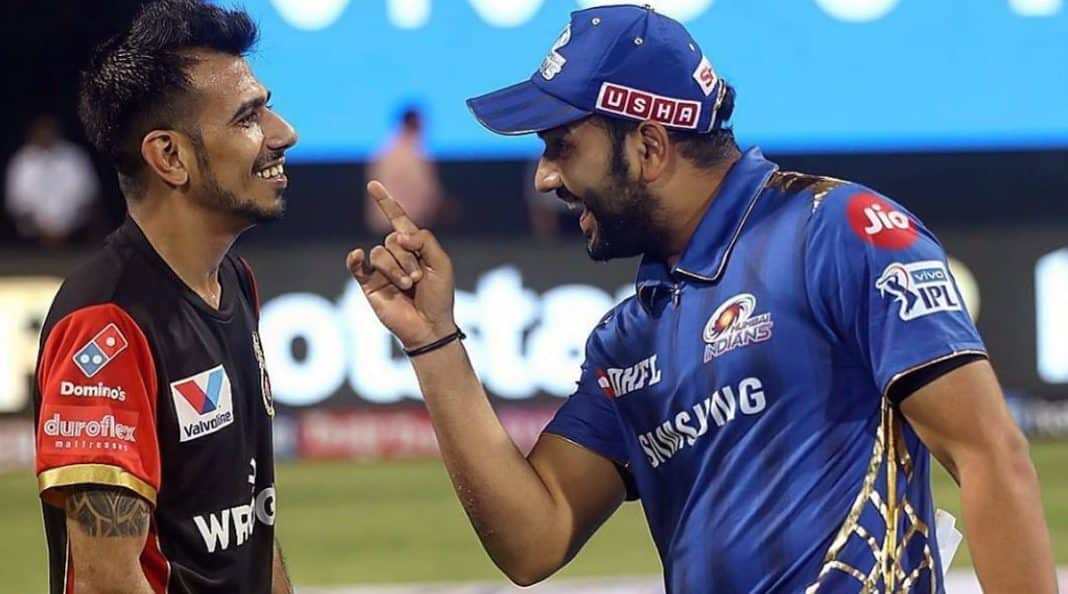 Watch: Rohit Sharma Playfully Teases Yuzvendra Chahal during the Second India vs West Indies Match