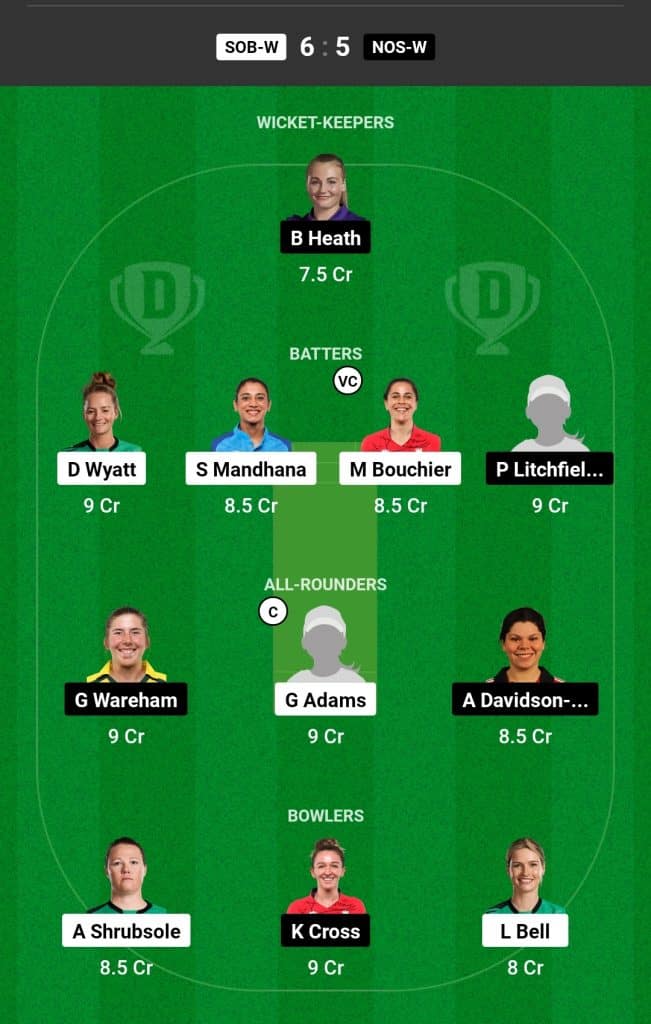 SOB-W vs NOS-W Dream11 Prediction Today Match: Top Fantasy Picks, Vice Captain and Captain Choices, Match Prediction for Southern Brave Women vs Northern Superchargers Women, Final, The Hundred Women 2023