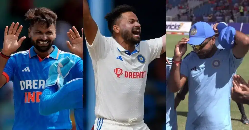 Mukesh Kumar Creates History, Becomes Second Indian to Debut in All Formats on the Same Tour