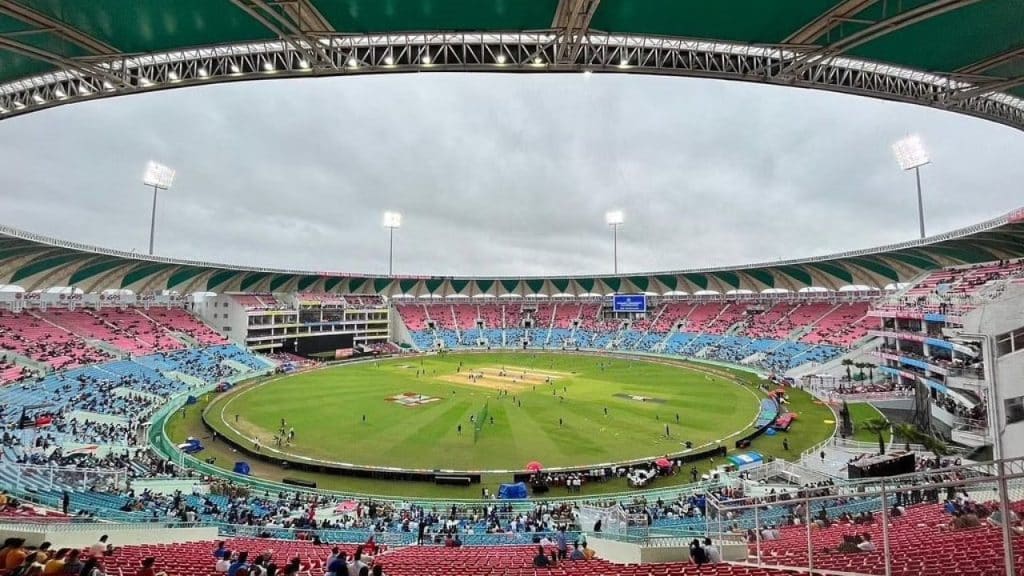 Ekana Cricket Stadium ICC Cricket World Cup Records and Stats