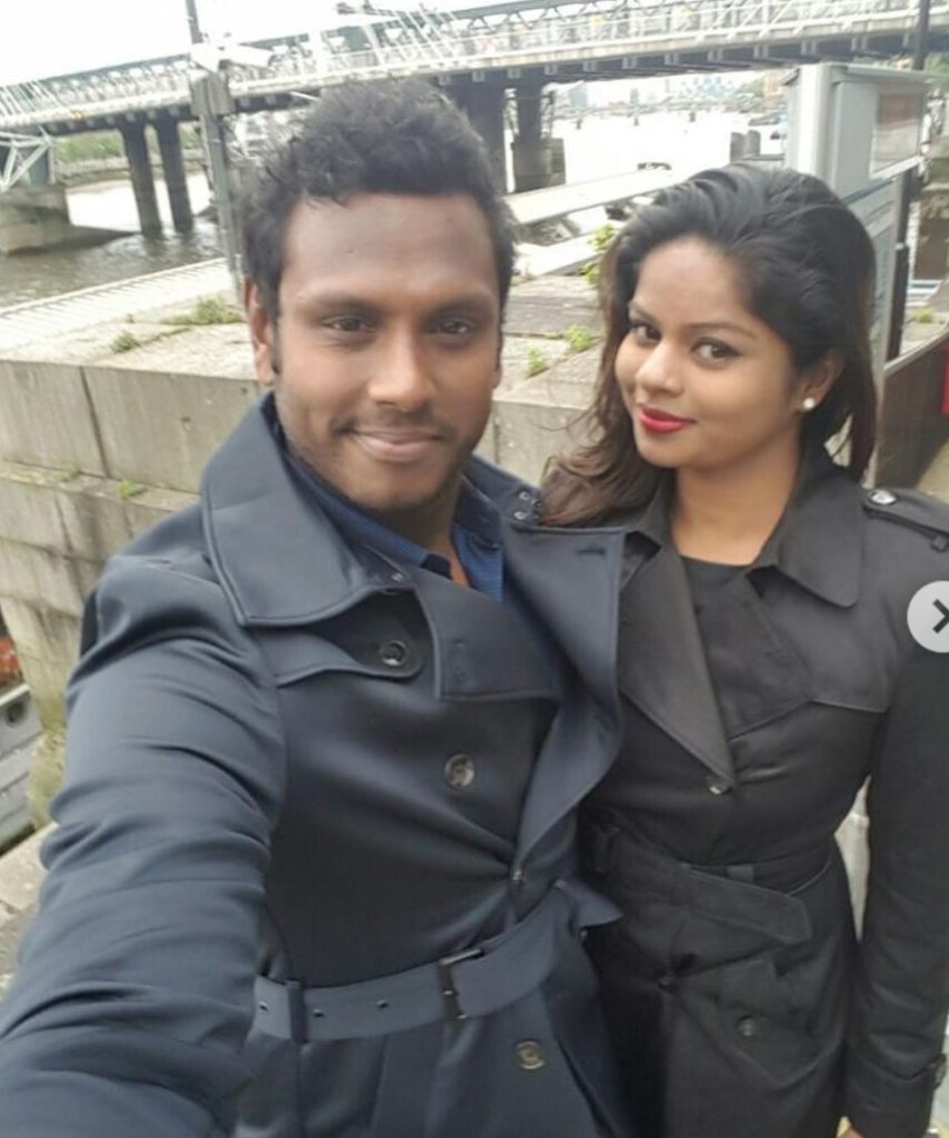 Angelo Mathews Wife- Heshanie Silva Age, Photos, Instagram, Son, Daughter