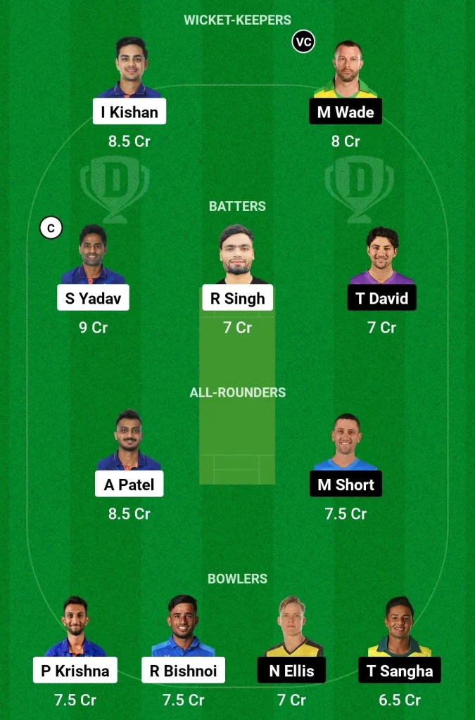 IND vs AUS, 3rd T20I: Match Prediction, Dream11 Team, Fantasy Tips & Pitch Report | India vs Australia 2023