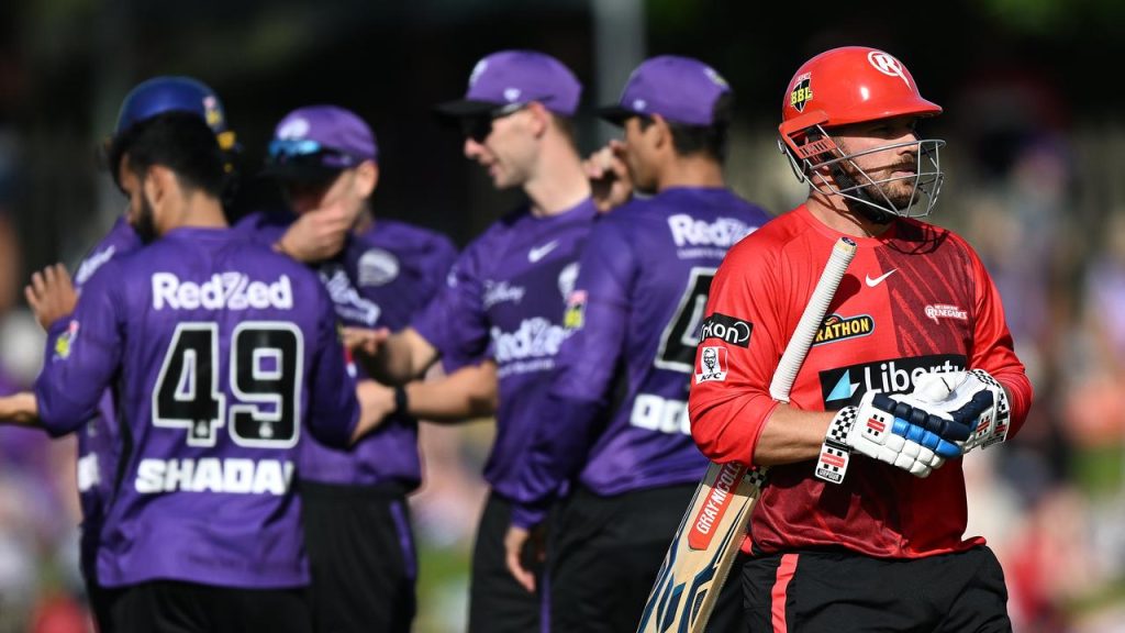 Hobart Hurricanes vs Melbourne Renegades: Weather Forecast and Pitch Report for Today Match Big Bash League 2023/24 Hobart Hurricanes vs Melbourne Renegades: Weather Forecast and Pitch Report for Today Match Big Bash League 2023/24