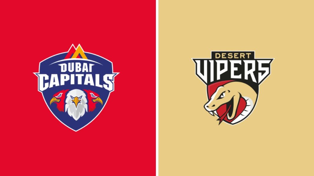 Dubai Capitals vs Desert Vipers: Free Live Streaming Details for Today Match ILT20 2024