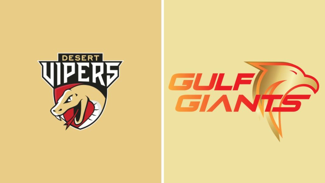 Desert Vipers vs Gulf Giants: Free Live Streaming Details for Today Match ILT20 2024