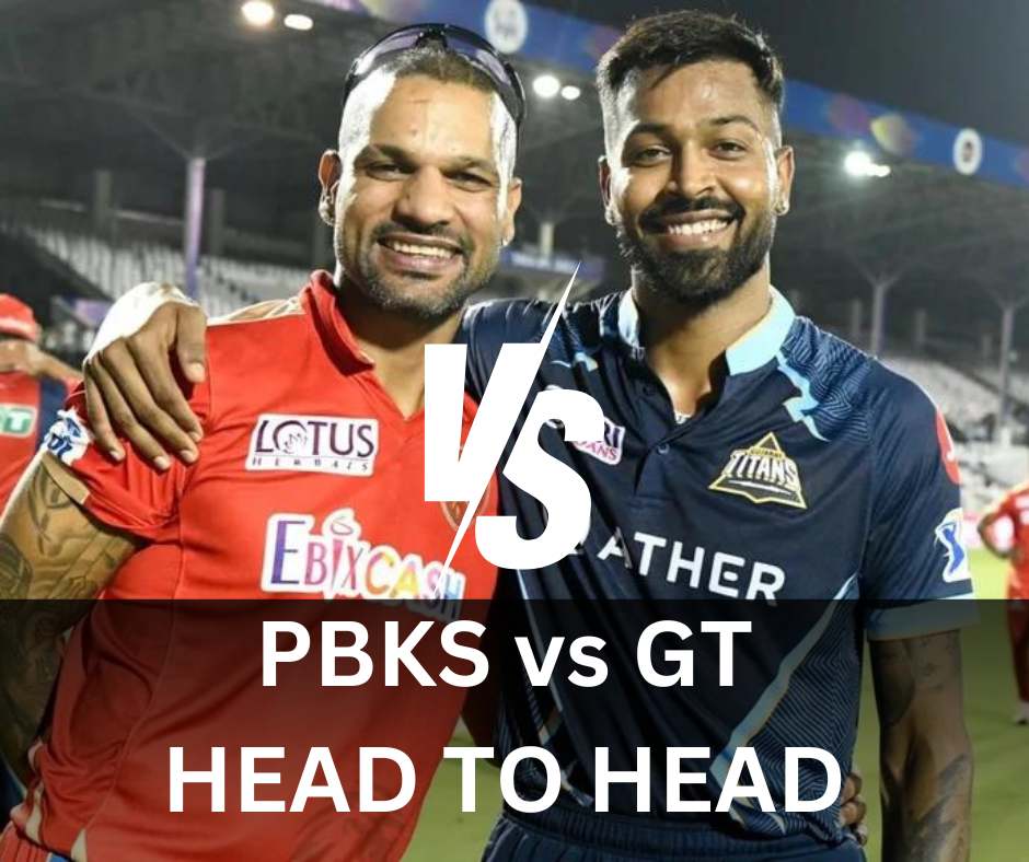 PBKS vs GT Head to Head