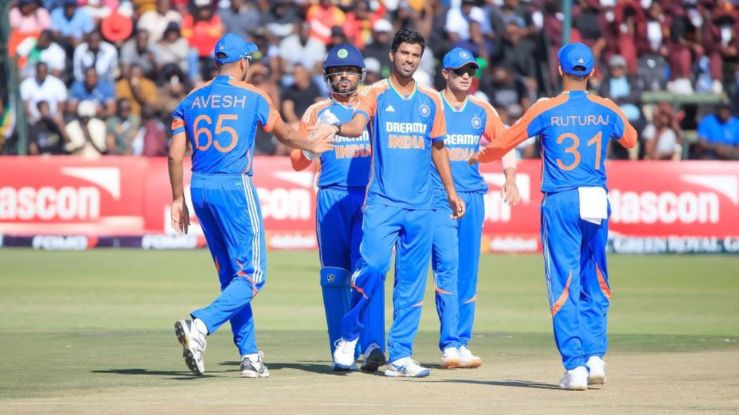 IND vs ZIM T20I Series: After Winning the 2nd T20I against Zimbabwe, Team India Broke Major Record of Pakistan