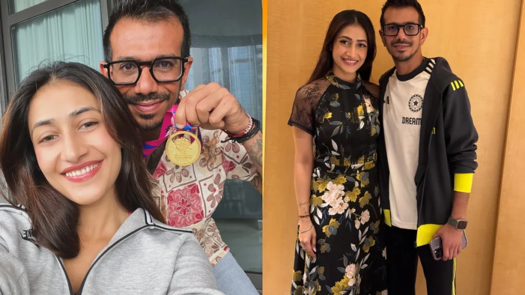 Yuzvendra Chahal and Dhanashree Verma