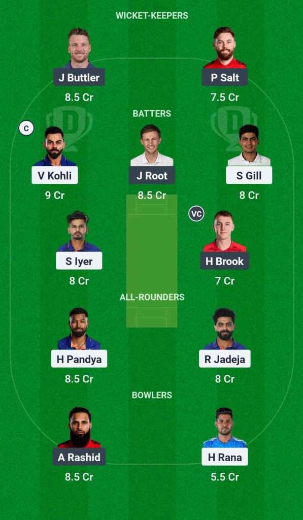 India vs England 2nd ODI Dream11 Prediction Today Match 