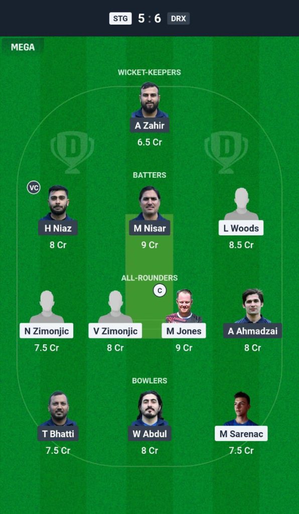 STG vs DRX Dream11 Prediction