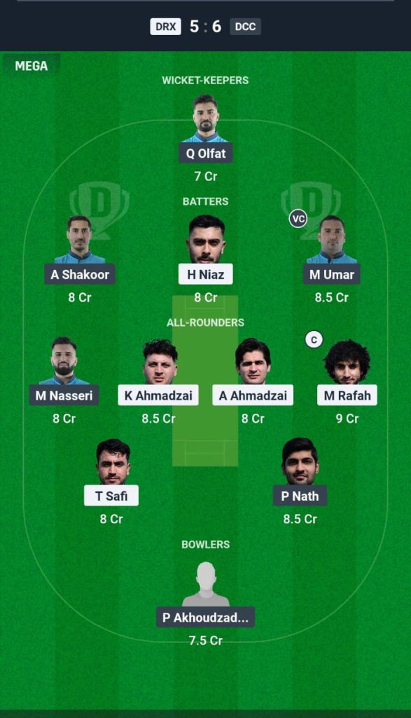 DRX vs DCC Dream11 Prediction Today Match